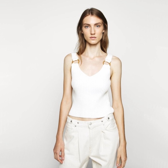 Club Monaco Ribbed Knit Ring Tank-top - Picture 1 of 6